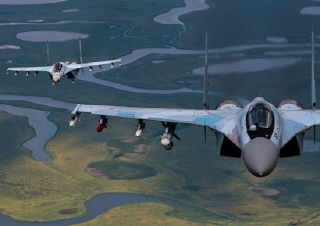    Два самолета Су-35С ВВС России Mil.ru