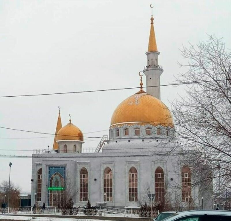 
Реконструкция татарской мечети 1903 г. в г. Актобе. Казахстан. Арх. А.Саттаров. 2013 г.
Источник фото: tatcultresurs.ru