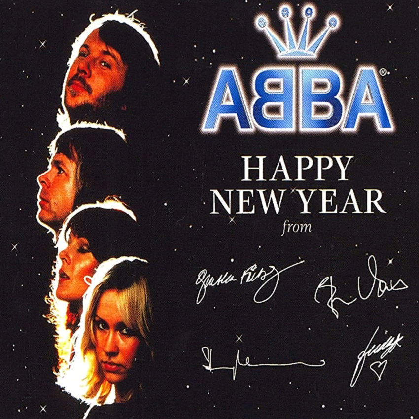 Абба новогодняя песня. Абба Хэппи Нью еар. Группа абба Happy New. ABBA новый год. Авва Happy New year