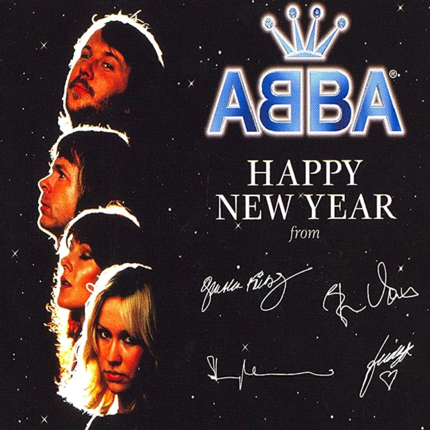 Абба новогодняя песня. Абба Хэппи Нью еар. Группа абба Happy New. ABBA новый год. Авва Happy New year.