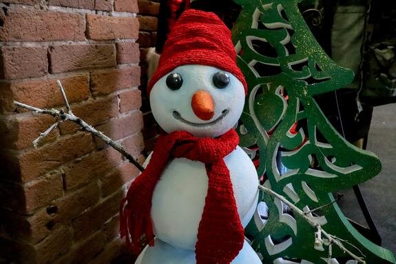    Снеговик, Elena Mayorova/Global Look Press