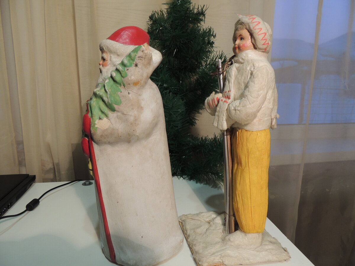 Дед мороз и снегурочка 1959 года.(фото автора)