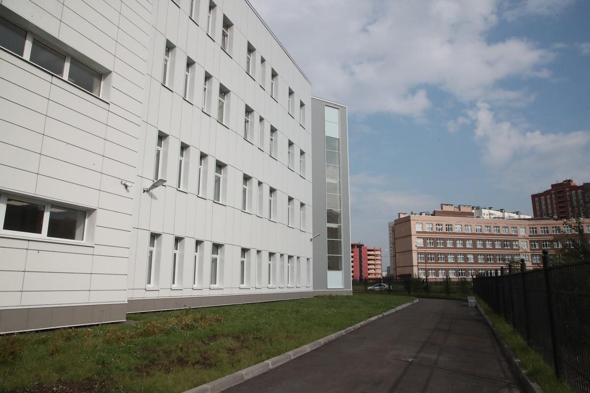 Детская поликлиника на Союзном проспекте, сентябрь 2021 года. Фото: пресс-служба Смольного