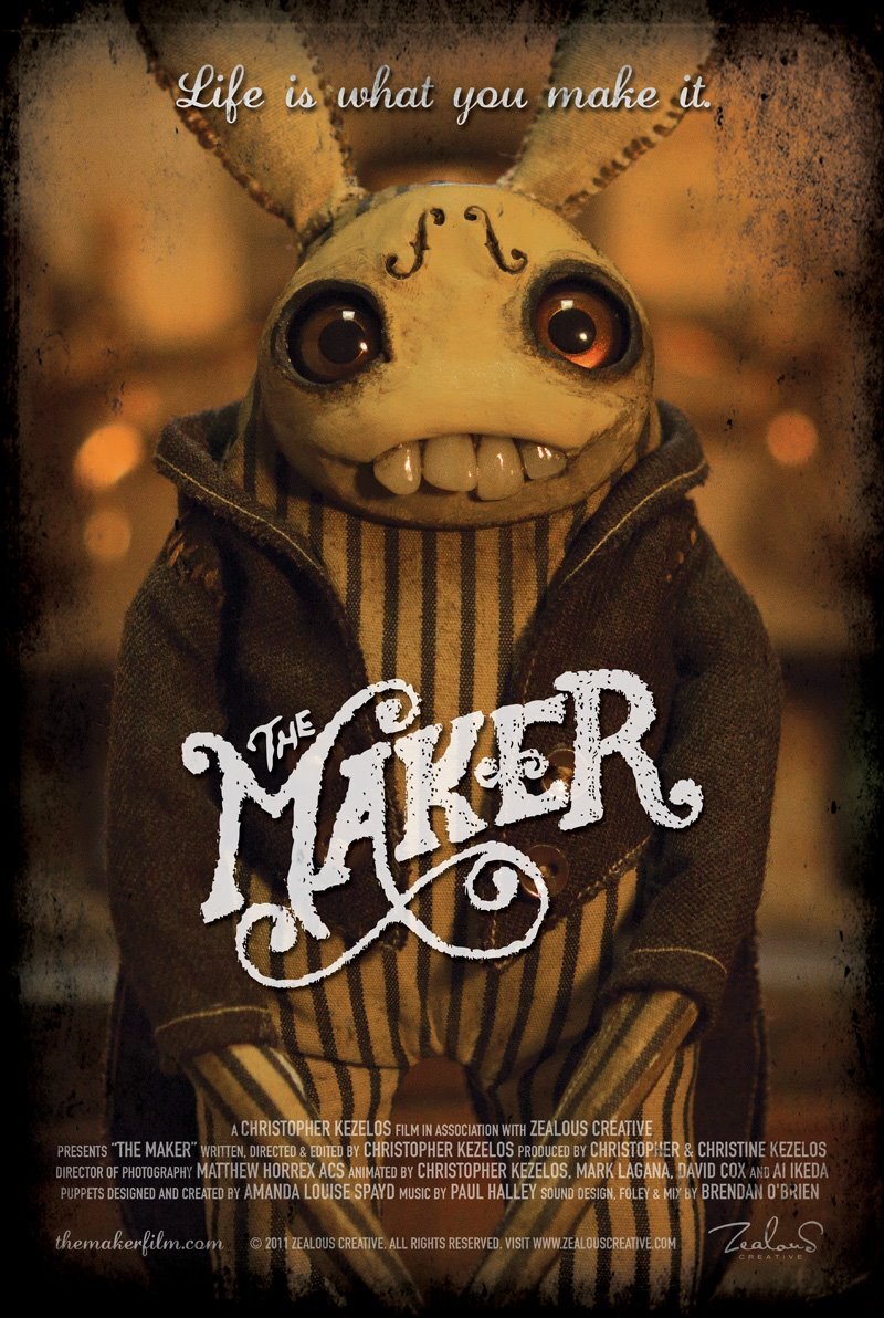 Обложка к мультфильму "The maker".