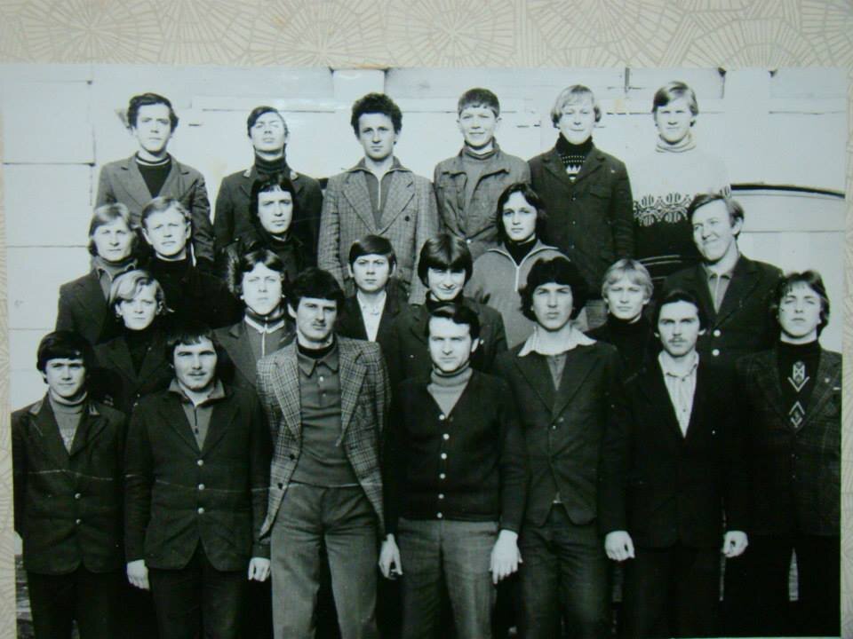 Техническое училище №6. Группа столяров. Кировоград, 1980 год.