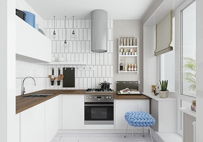 Дизайн современной планировки кухни 11 кв. метров