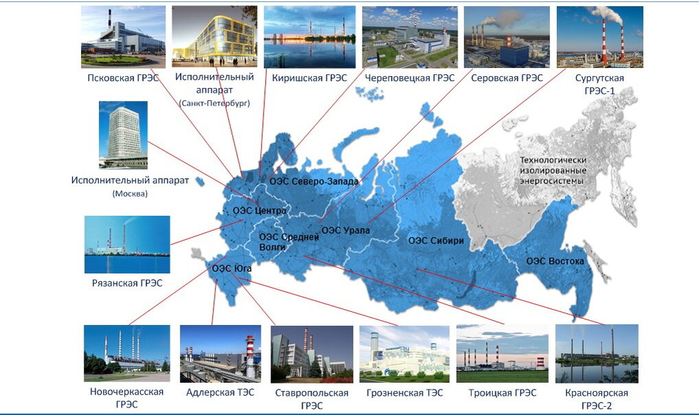 Карта поселка грэс