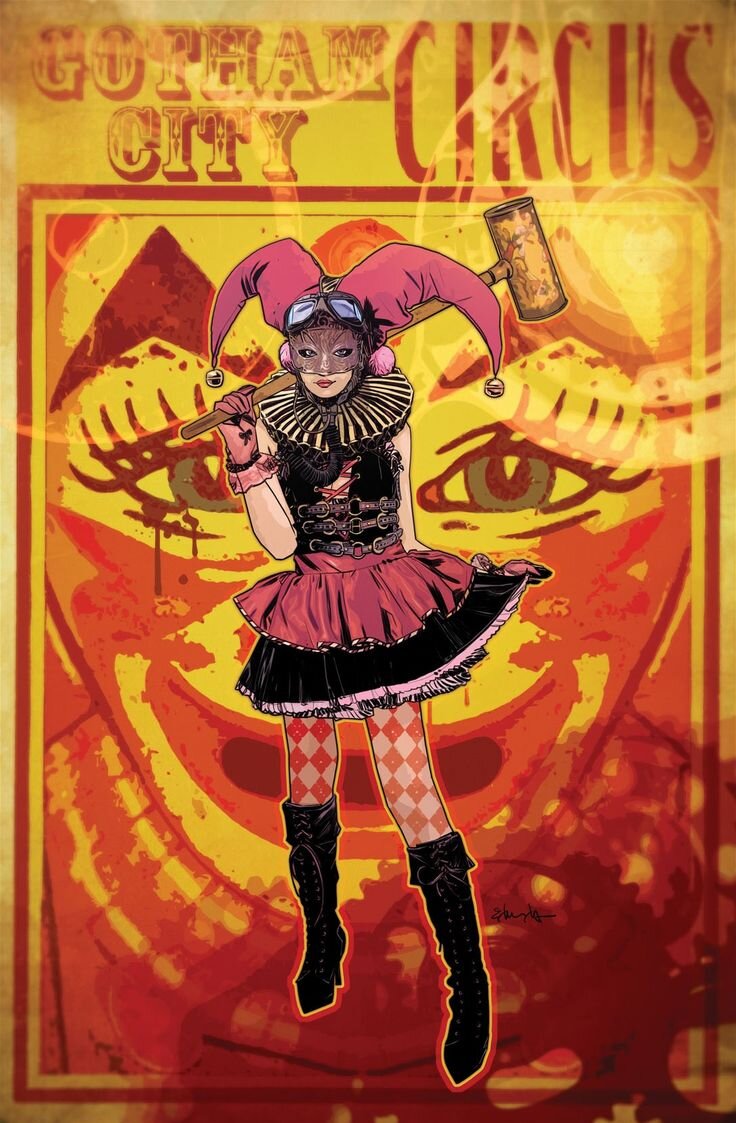 Альтернативная обложка для одного из выпусков комикса Аманды Коннер и Джимми Пальмиотти «Харли Квинн»