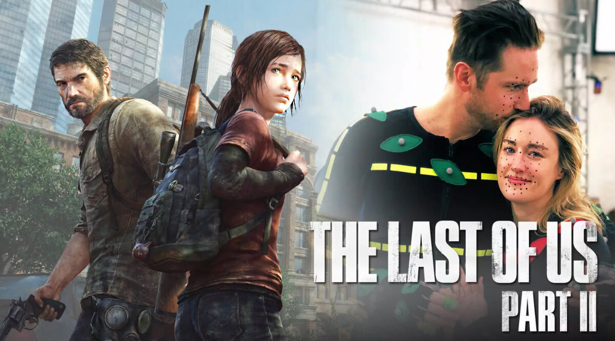 Игровые Джоэл и Элли и их исполнители Трой и Эшли. Источник i.pinimg.com  