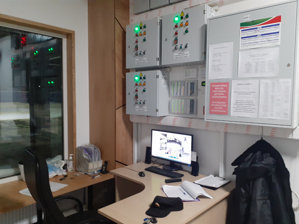 Рабочее место охранника. Фото автора.