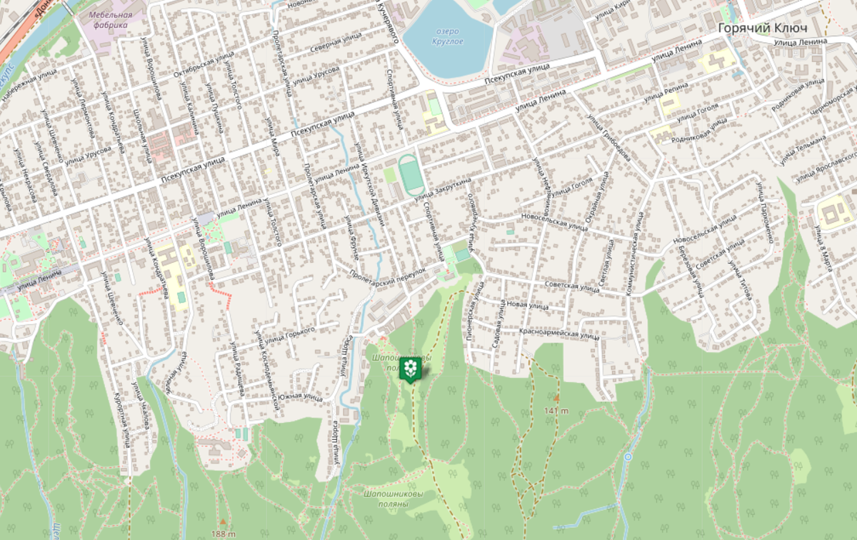Карта ключи район