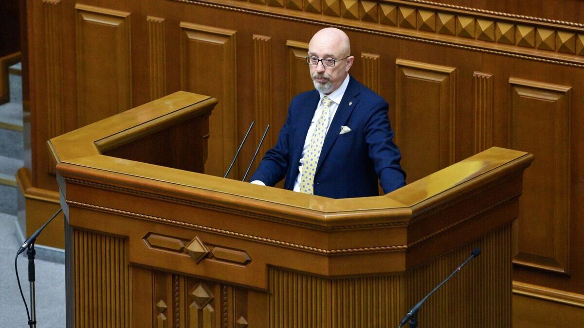    Министр обороны Украины Алексей Резников выступил на заседании Верховной рады© РИА Новости / Стрингер