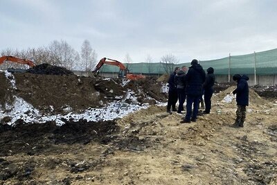    Факт незаконного захоронения отходов в Раменском © Пресс-служба Министерства экологии и природопользования Московской области