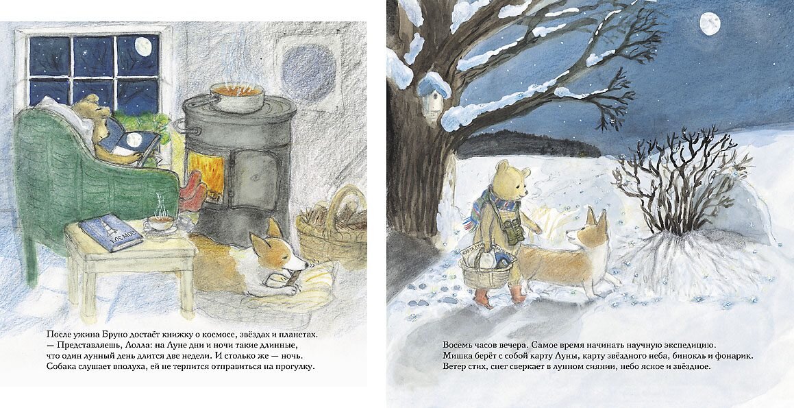 Разворот из зимней книги