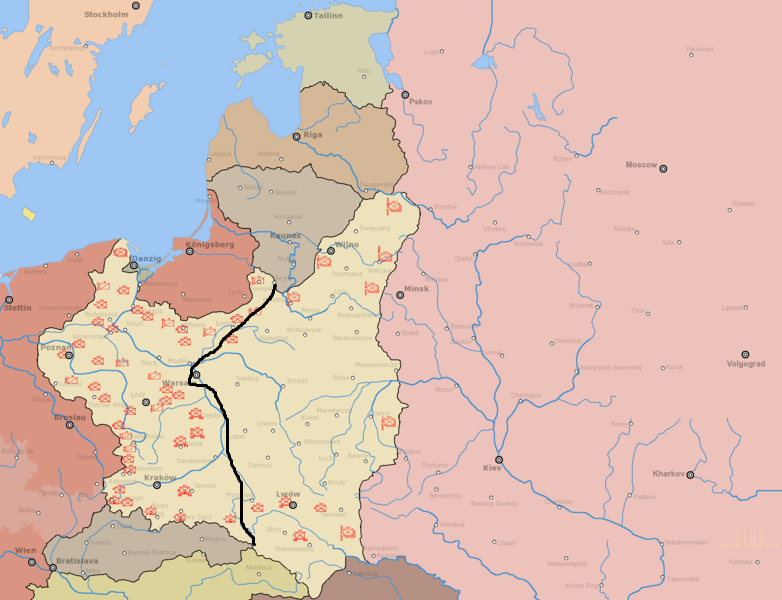 Более логичная линия обороны для Польши.