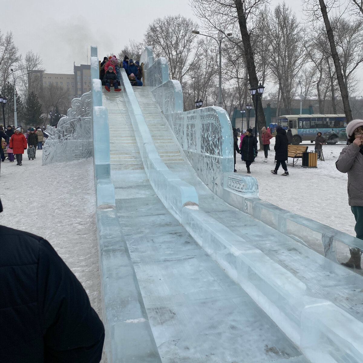 Вот такая ледяная горка.