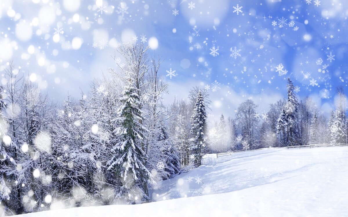 Сказочный зимний пейзаж. Источник: Яндекс. Картинки