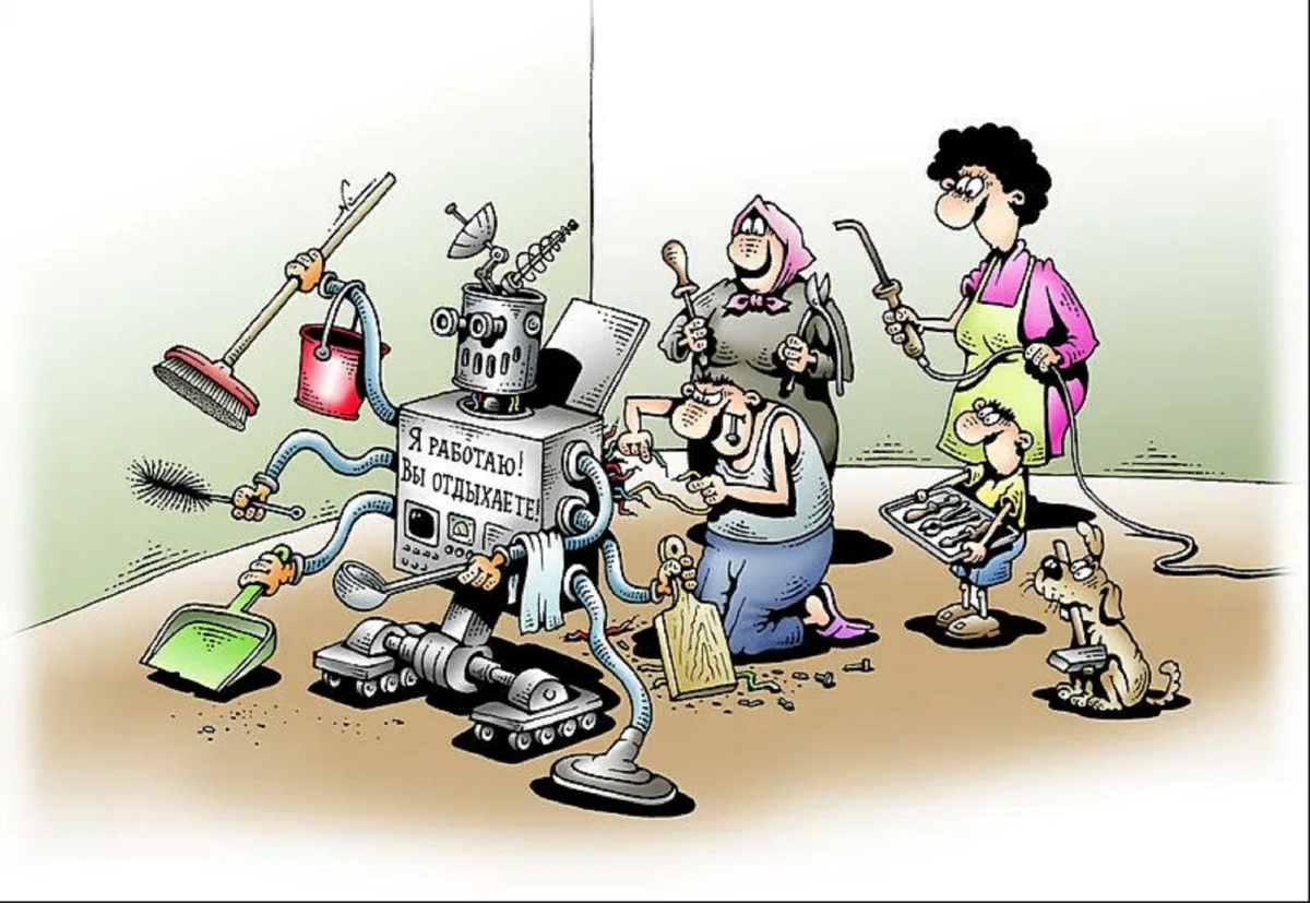 Работа роботов вызывает восхищение