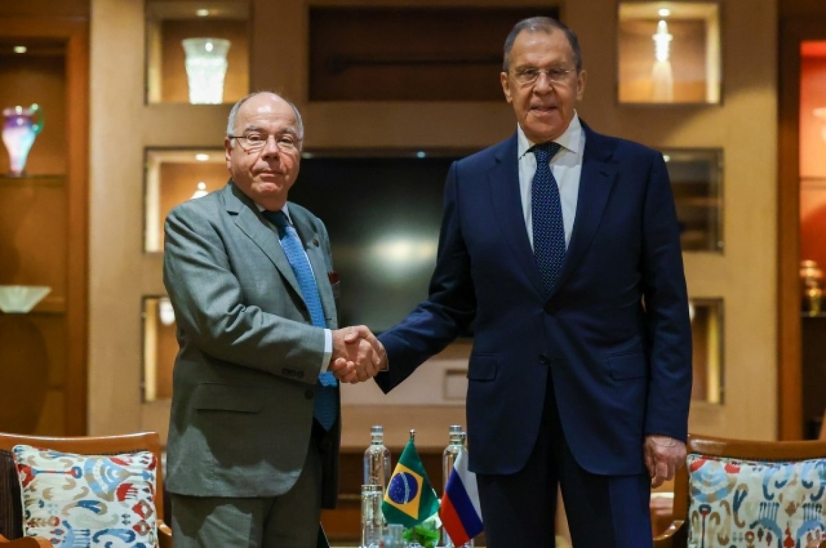    Лавров и глава МИД Бразилии подтвердили намерение стран укрепить отношения
