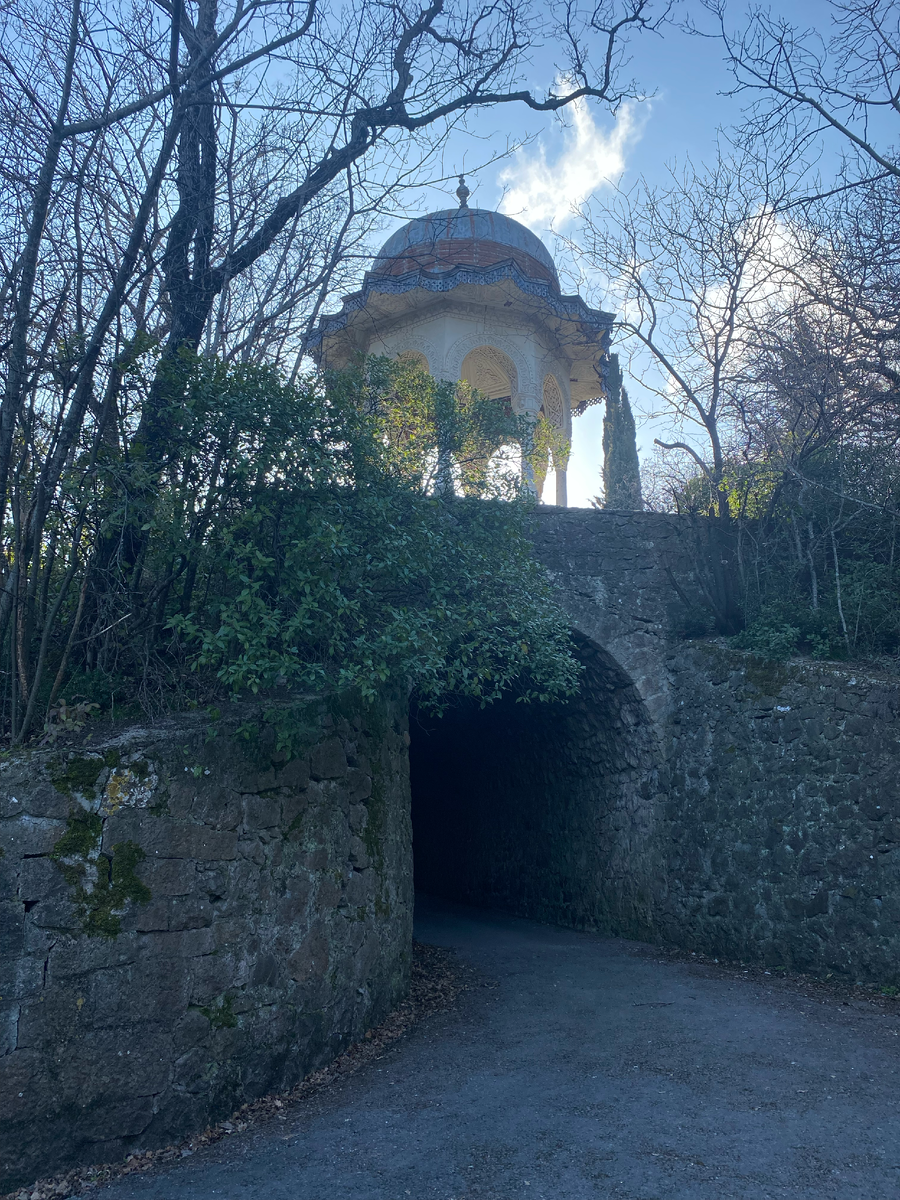 Тоннель под беседкой