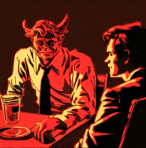 разговор пьяного с трезвым чертом. п. беседа пьяного с трезвым чёртом иллюстрации. чехов разговор пьяного с чертом. беседа пьяного с трезвым чёртом.