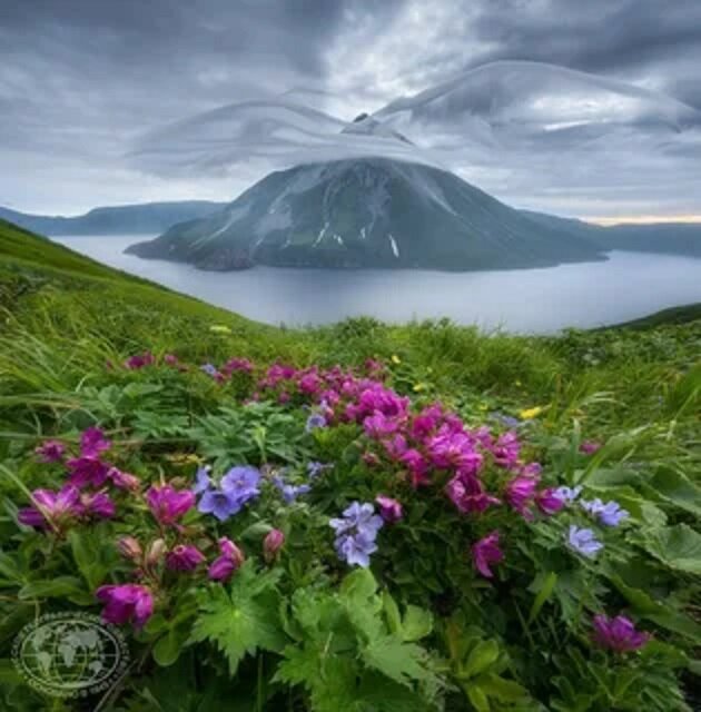 Фотография с острова Онекотан