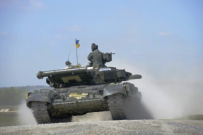    T-64BM ВСУ ©7th Army Training Command from Grafenwoehr, Germany. SETC17: Ukraine, CC BY 2.0 Wikipedia.org