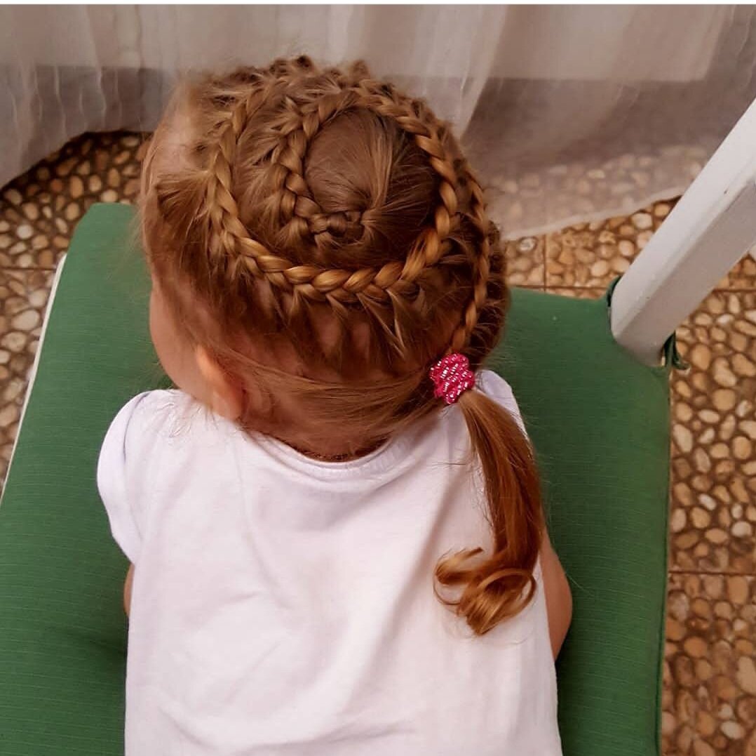 Косичка - улиточка🐌