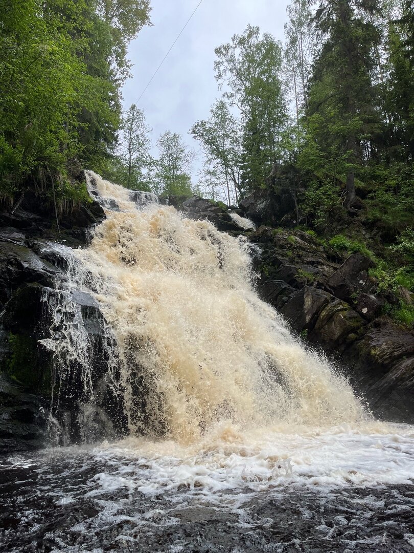 Водопад белые мосты