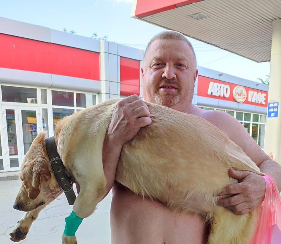 Дима после перегрузки 10 тонн щебня