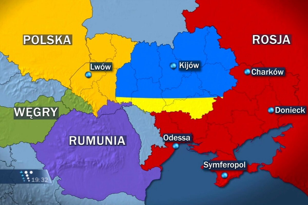 Как сейчас выглядит украина границы