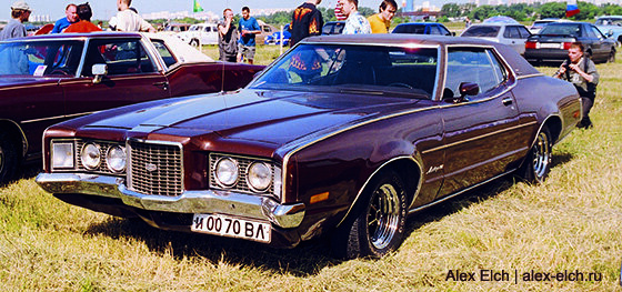 На моем фото: купе Mercury Montego MX Brougham 1972-го модельного года. 