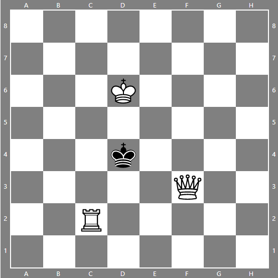 Белые ставят мат в 2 хода