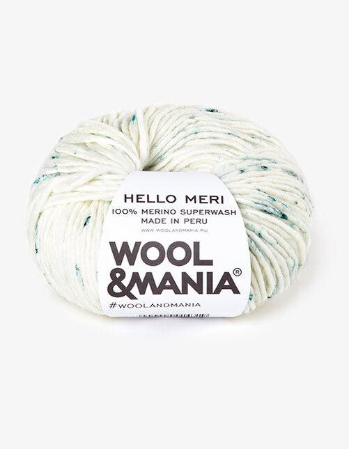 Пряжа из шерсти мериноса Hello Meri