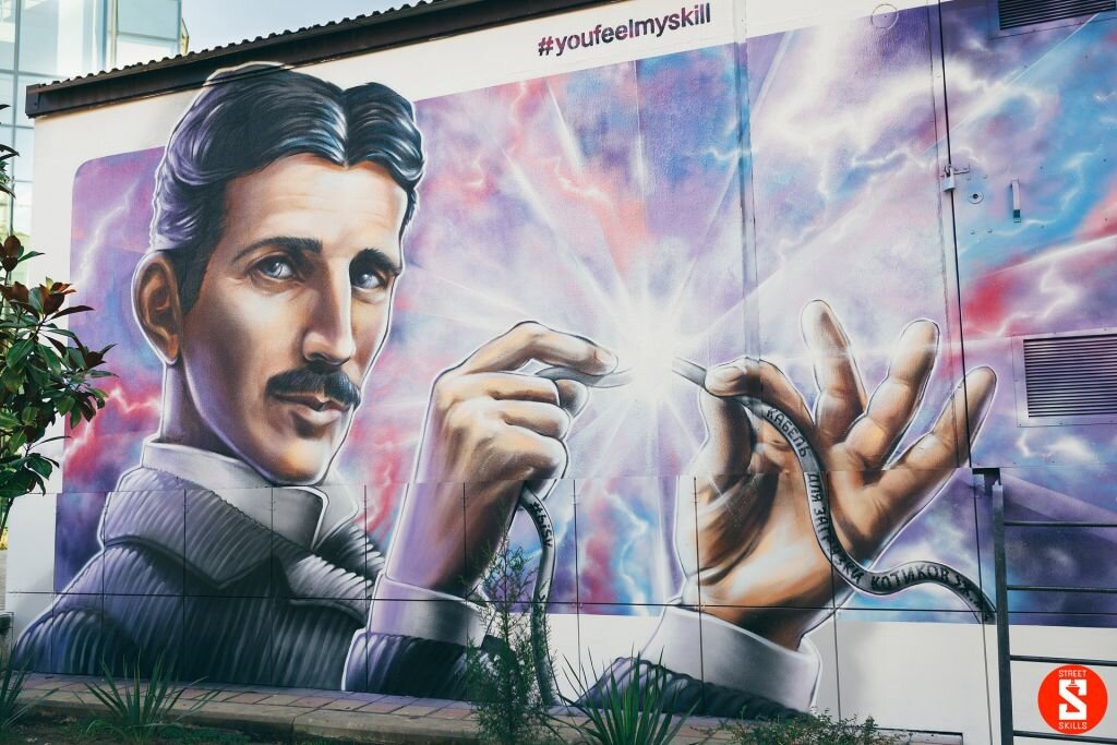 Граффити Тесла