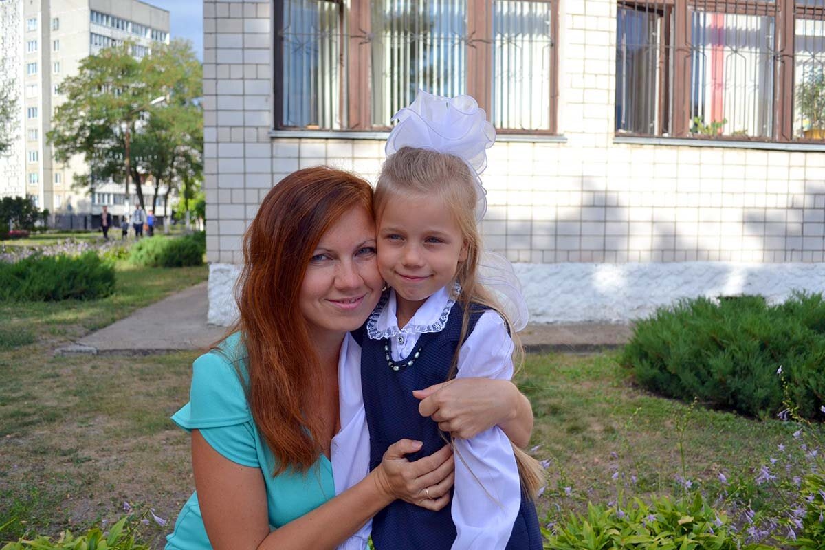 Инна, мама 9-летней Ксюши