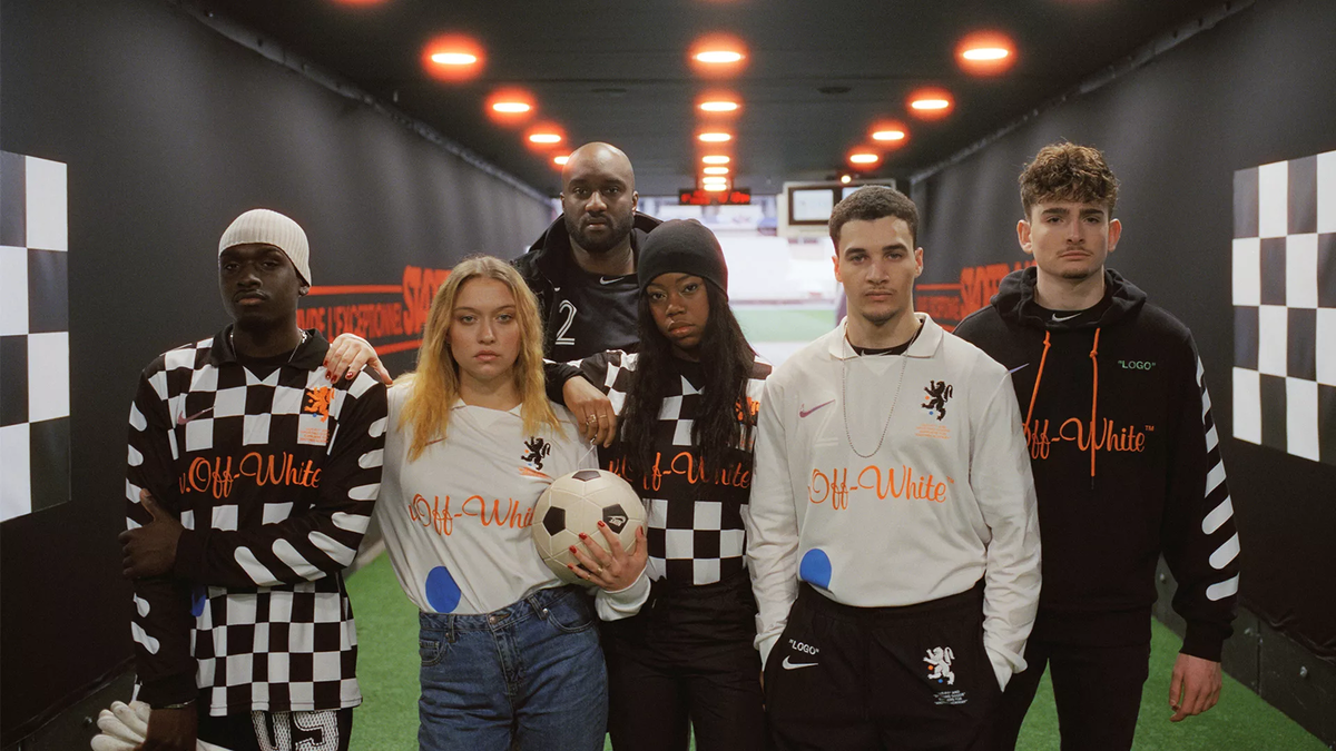 NIKE X OFF-WHITE 'FOOTBALL, MON AMOUR' HOME SHIRT