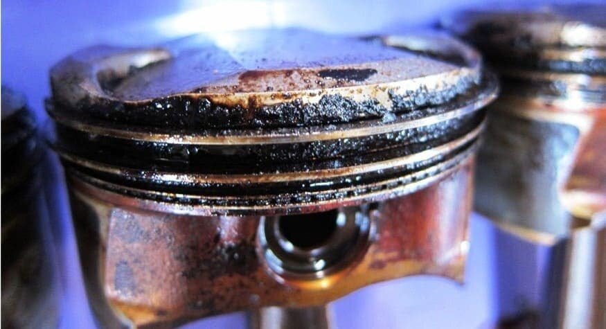 Закоксованные поршни