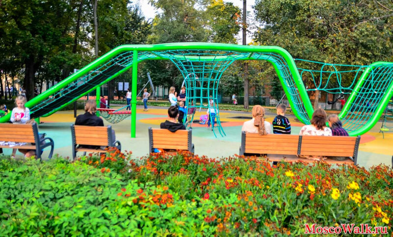 Новослободский парк после благоустройства Moscowalk.ru Дзен