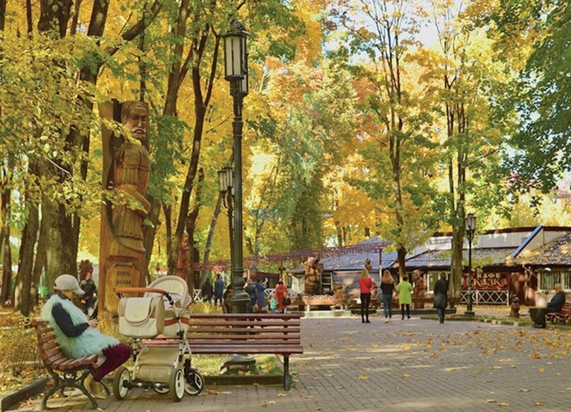 Осенью в парке особенно уютная атмосфера.Фото vk.com/tip32 и park32.ru