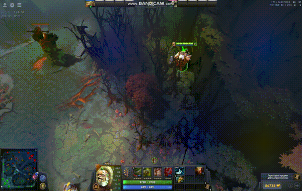 Источник: запись из игры Dota 2