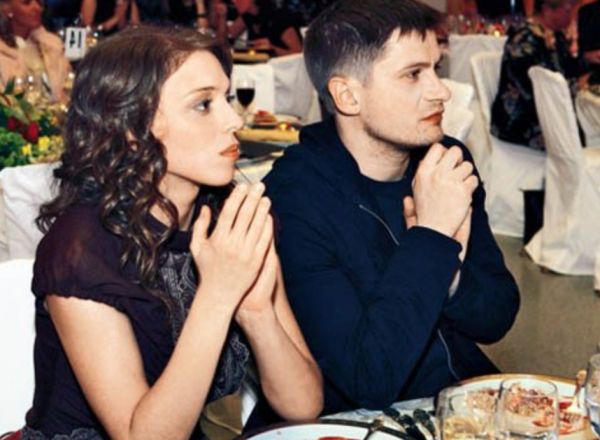 Нелли Уварова и ее первый муж Сергей Пикалов 