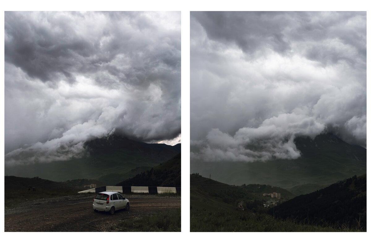 Спуск к Кармадонскому ущелью, июнь 2019г