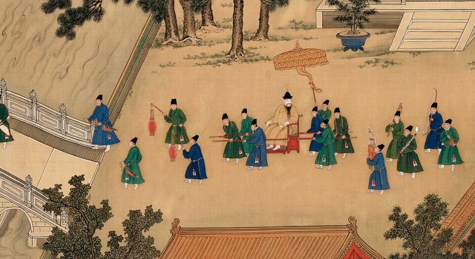 евнухи, выполняющие обязанности при императоре династии Мин