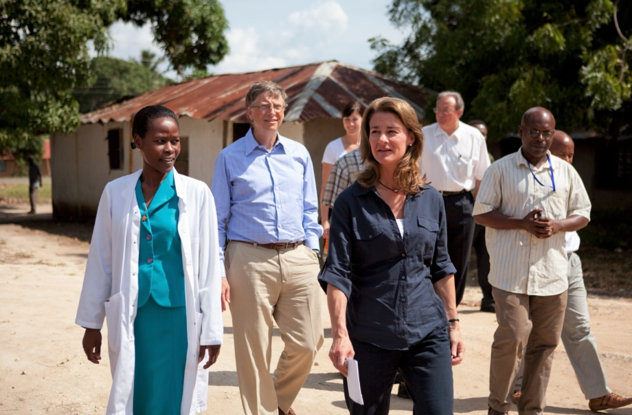 Билл и Мелинда Гейтс посещают Африку в рамках благотворительности