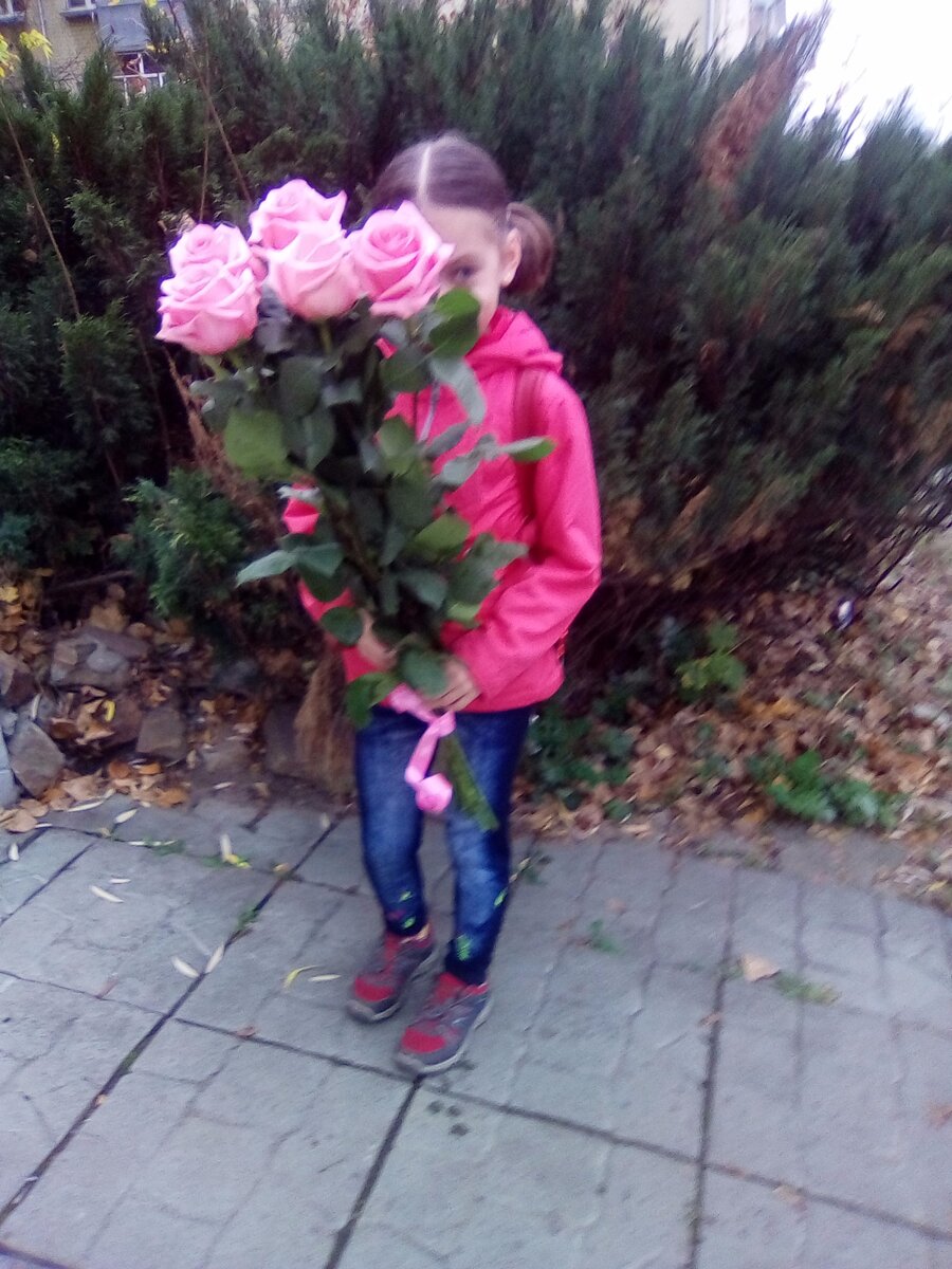 Букет для тренера ко Всероссийскому дню гимнастики - 26 октября.