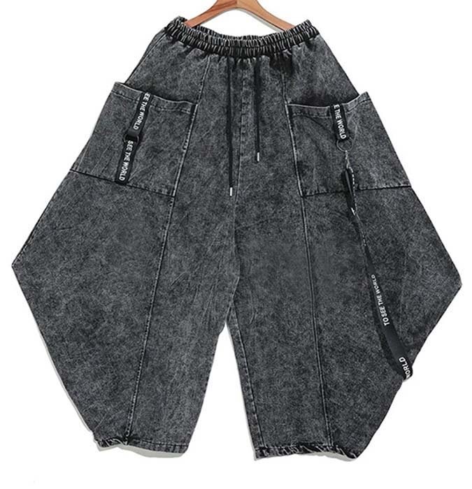 Фото брюк бохо фасона Пифагоровы Штаны