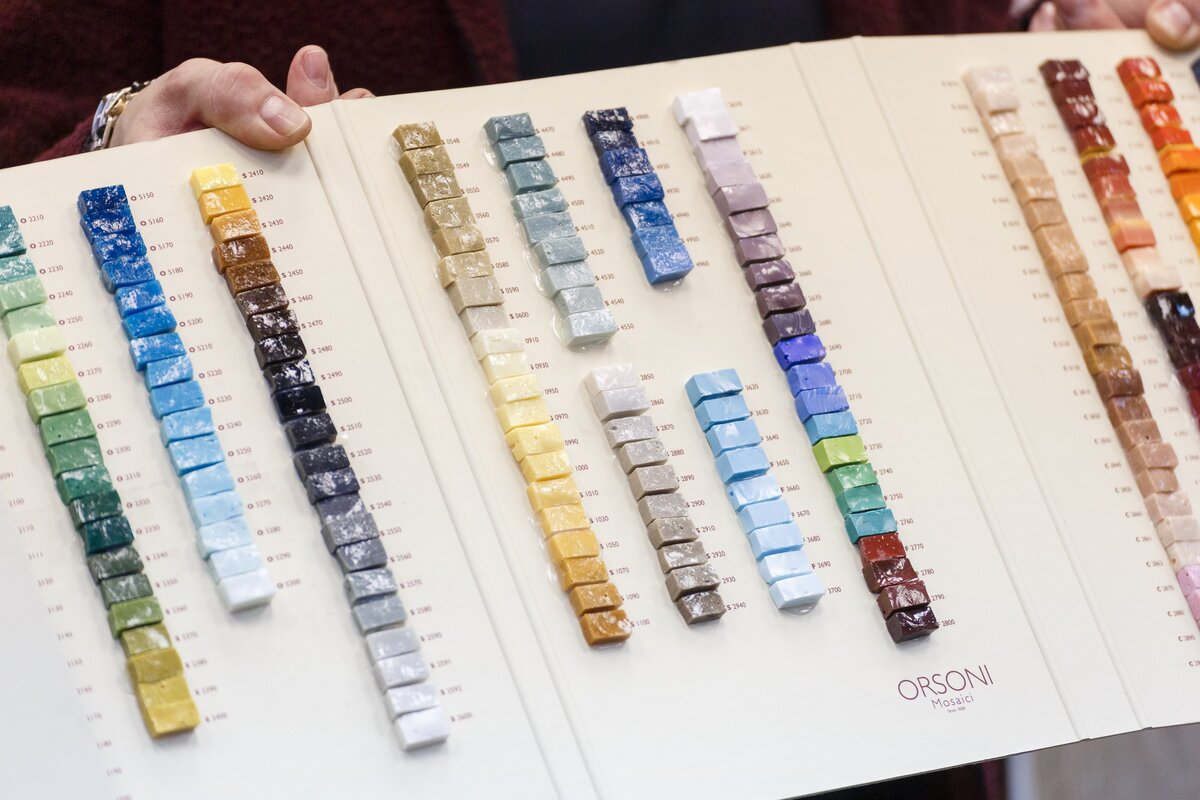 Палитра цветов смальты 3000 оттенков