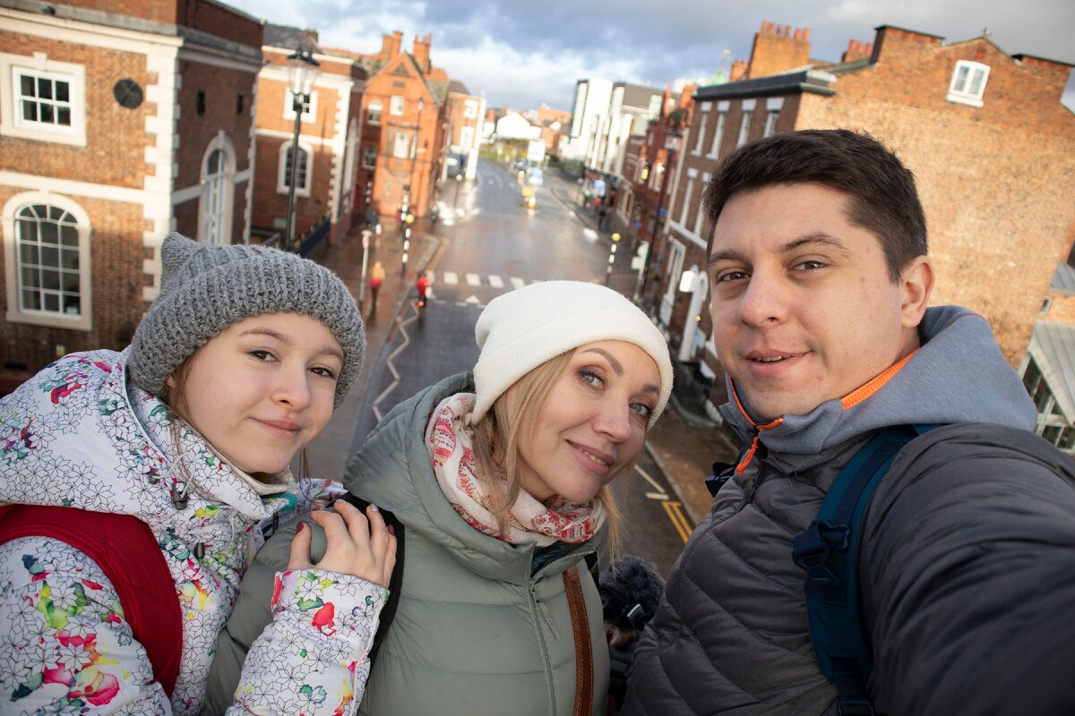 Мы на крепостной стене Честера