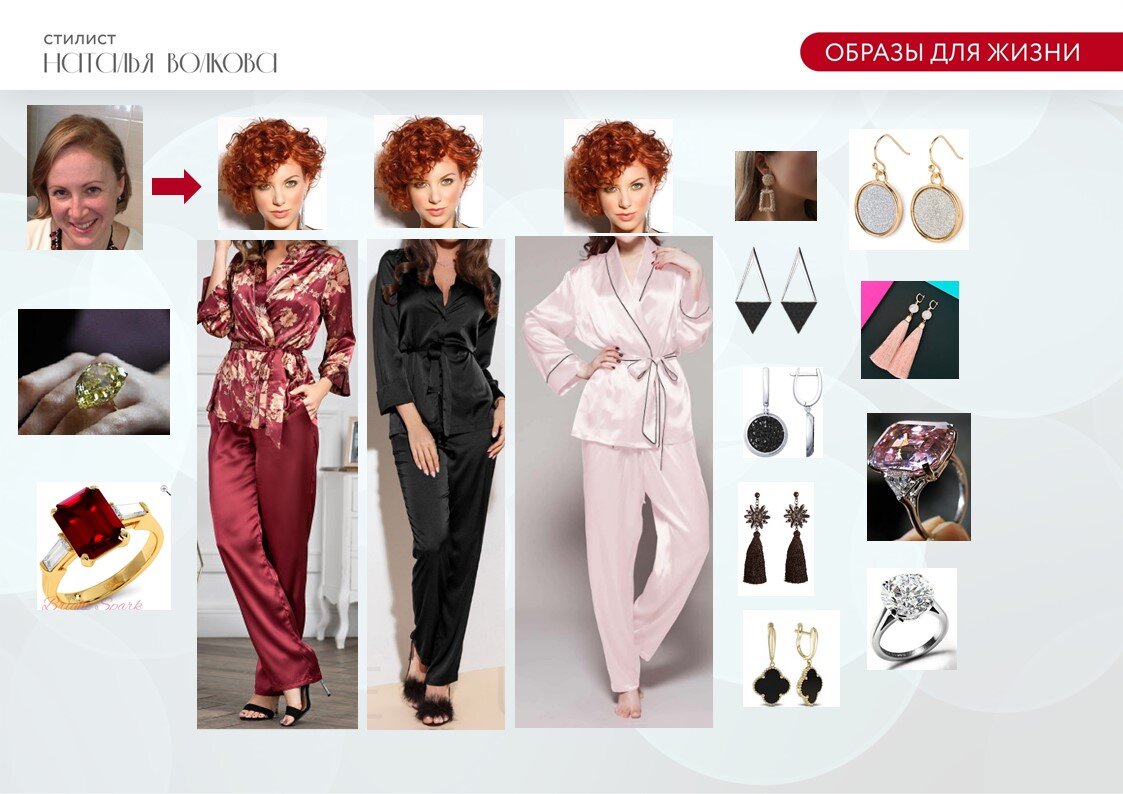 Идея создания образа для роли авантюристки-сердцеедки.